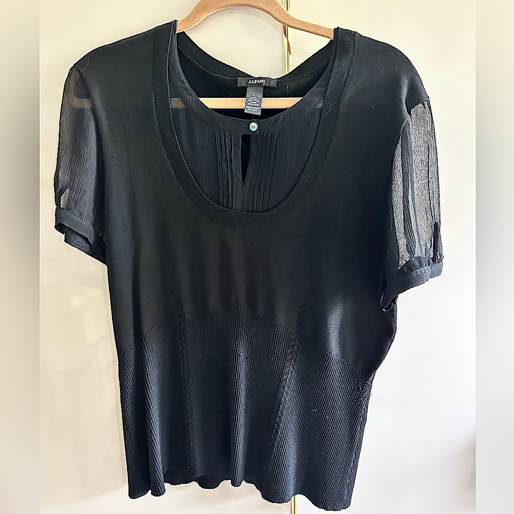 Alfani silk/nylon sweater-L